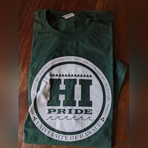 University of Hawaii Pride Rainbow Warriors T Shirt Mens sz L